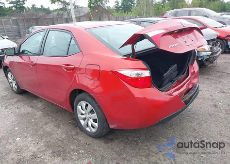 2016 Toyota Corolla Le z USA, uszkodzony, nr VIN 2T1BURHE1GC498453
